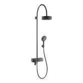 Душова система AXOR Citterio Showerpipe 180 1jet, матовий чорний хром (39620340)