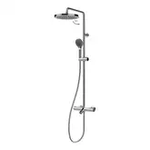 Душова система BOSSINI Elios Shower з термостатом, з круглим верхнім душем, колір хром (L10402000030008)