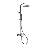 Душова система для ванни з термостатом Fima Carlo Fimatherm 250мм, хром (F4284-R253CR) (F4284-R253BR)