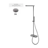 Душова система Fima Carlo Switch з термостатом-поличкою, нержавіюча сталь (F5930SN)