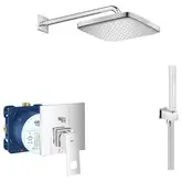 Душевая система скрытого монтажа Grohe Eurocube c Tempesta Cube 250 (цвет - хром) (26415SC3)
