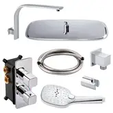 Термостатическая душевая система скрытого монтажа Qtap Votice QT65T105NGCSET