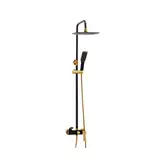 Душовий гарнітур Yoka ROXY GOLD BLACK MATT золотий з виливом (BP.ROXY)