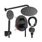 Душовий гарнітур прихованого монтажу Yoka STUDIO BLACK + BOX чорний (BP.STUDIO-BLK)