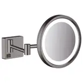 Дзеркало для гоління Hansgrohe AddStoris з LED освітленням, чорний матовий хром (41790340)