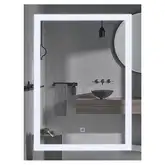 Дзеркало Mixxus TALL MR08-80x60-Reverse з Led Touch, Anti-fog, димером, регулятором яскравості (MI6 (MI6659)