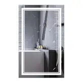 Дзеркало Mixxus Premium QUADRO MR20-50x80-Reverse з Led Touch, Anti-fog, димером, регулятором яскра (MP6620)