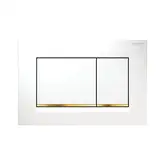 Geberit Sigma 30 Клавіша змиву, білий/золото (115.883.kk.1)
