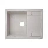 Кухонная мойка Lidz GRA-09, серая (LIDZGRA09650500200)