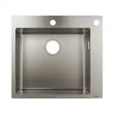 Hansgrohe S71 S712-F450 Мойка кухонная, нержавеющая сталь (43305800)