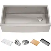 Kraus KWF Kore™ Кухонная мойка, нержавеющая сталь (KWF210-33)