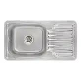 Кухонная мойка Lidz 7642 0,8 мм Micro Decor (LIDZ764208MICDEC)