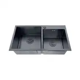 ZERIX ZH7843D-215 Мойка, NANO-BLACK (MX1594)