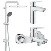 Grohe Start Набор смесителей 3-в-1, хром (UA202305RM)