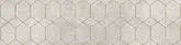 Плитка підлогова Softcement White Decor Geo RECT 29,7x119,7x0,8 код 5128 Cerrad (5903313315128)