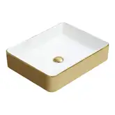 Mexen Estela Gold White Умивальник накладний (MEX-22105053)