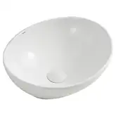 MIXXUS PREMIUM ELLIPSE-0107 Раковина накладна, біла (MP6525)