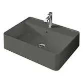 Nic-Design Умивальник на стільницю Nic Design Semplice 60х45х16 см з отвором під змішувач, Argilla матовий C/F (001384052 CF)