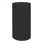 Nic-Design Умивальник окремо стоячий Nic Design Ovvio 45х85 см без переливу, зі зливом у стіну, чорний глянець (001455008)