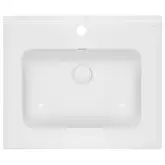 Раковина Qtap Albatross E49 600х490х200 White с донным клапаном QT01119060E49W
