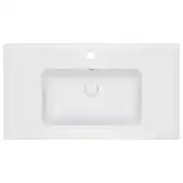 Раковина Qtap Albatross E49 900х490х200 White с донным клапаном QT01119090E49W