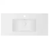 Раковина Qtap Albatross E 1000х460х180 White с донным клапаном QT01119100EW