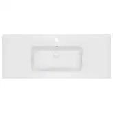 Раковина Qtap Albatross E49 1200х490х200 White с донным клапаном QT01119120E49W