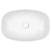 Раковина-чаша Qtap Cardinal 600х380х140 White с донным клапаном QT04117060TW