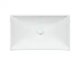 Раковина-чаша Qtap Crow 655х380х140 White с донным клапаном QT05117065HW