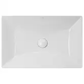 Раковина Qtap Crow 558х372х145 White с донным клапаном QT0511L739W