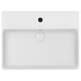 Раковина Qtap Crow 600х450х150 White с донным клапаном QT0511WL032W