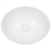 Раковина-чаша Qtap Dove 410x335x145 White с донным клапаном QT06113078W