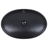 Раковина Qtap Dove 625х415х150 Matt black QT063077MBMB