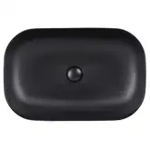 Раковина Qtap Robin 610х400х145 Matt black QT132143PMBMB