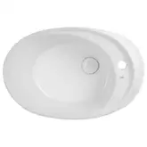 Раковина Qtap Scorpio 590х380х190 White с донным клапаном QT14111037W
