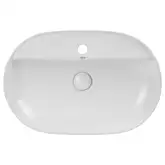 Раковина Qtap Scorpio 610x400x120 White с донным клапаном QT14112203W