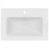 Раковина Qtap Stork 610х420х170 White с донным клапаном QT1511L738W