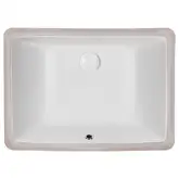 Раковина Qtap Stork 555х410х200 White с донным клапаном QT1511LU022W