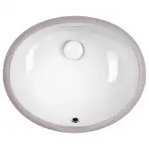 Раковина Qtap Stork 495х410х185 White с донным клапаном QT1511LU023W