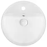 Раковина-чаша Qtap Swan 420х420х145 White с донным клапаном QT1611A051TW