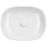 Раковина-чаша Qtap Aquarius 465x375x115 White с донным клапаном QT21112185W