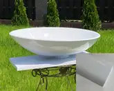 Snail Лотос А100М Умивальник наставний, білий мат (173A100M)