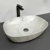 Умывальник (раковина) VBI OLBIA GREY STONE MATT накладной (VBI-014300)
