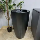 VBI Agropoli Black Matt Умивальник підлоговий, чорний матовий (VBI-019004)