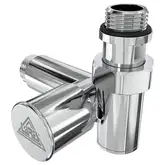 Кран кутовий Laris 1/2" - 1/2" Під ТЕН 2шт. (LX-2044) (71401063)