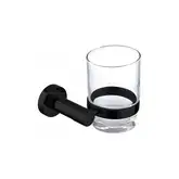 склянка з утримувачем Omnires Modern Project black matt (MP60320BL)