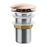 Донний клапан для умивальника Corsan KLIK-KLAK ROSE GOLD без переливу рожеве золото (MUKK ROŻOWE ZŁOTO)