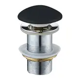 Донный клапан MEXEN KLIK-KLAK BLACK MATT без перелива, с керамической крышкой (MEX-79910-85)