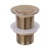 Донный клапан для раковины MEXEN KLIK-KLAK GOLD без перелива (MEX-79915-50)