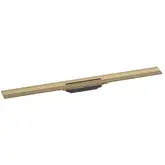 Верхня частина зливу для душу Hansgrohe RainDrain Flex для каналу (пристінний) 900 мм, Brushed Bronze (56052140)